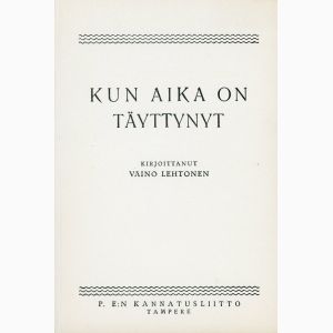 Kun aika on täyttynyt