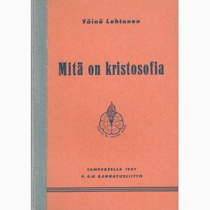 Mitä on kristosofia?